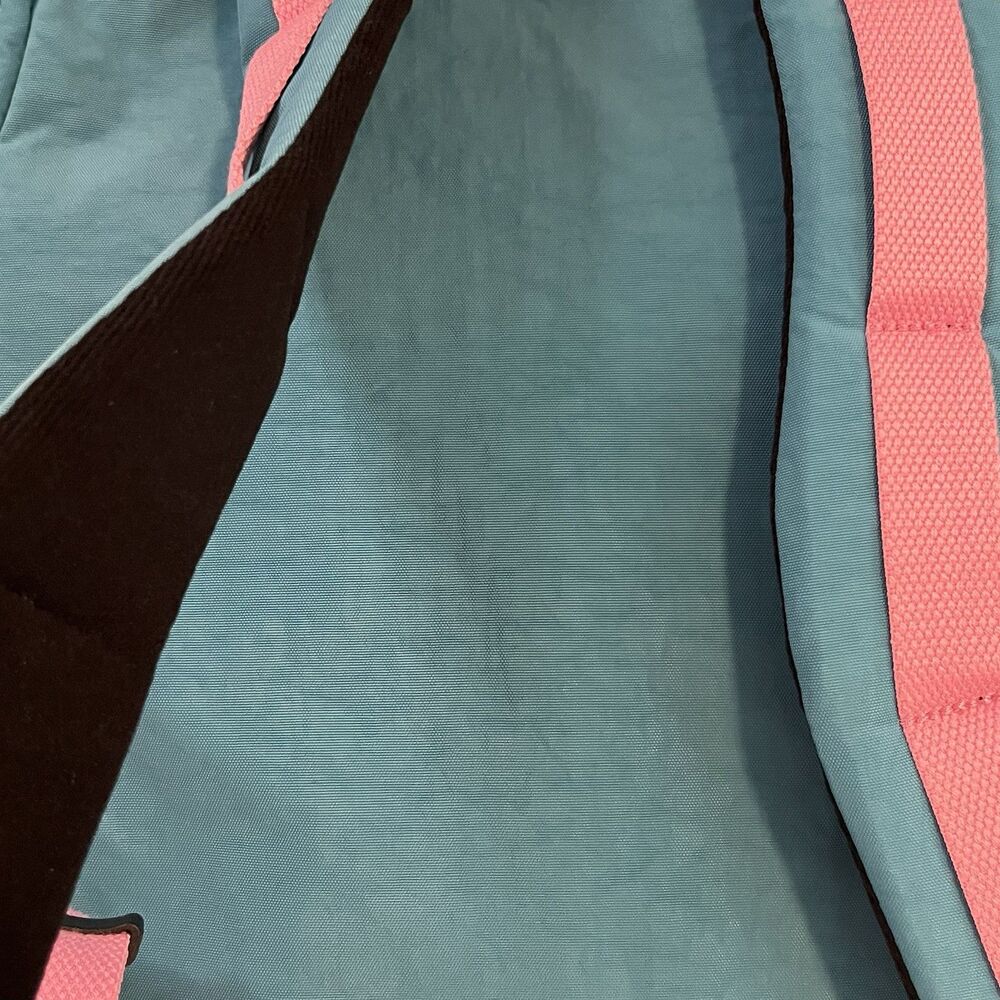 Kipling Seoul Laptop XL Backpack Striking Blue Pink Trim Plush Charm 17” NWT - Picture 7 of 12